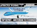 KLM Royal Dutch Airlines | Amsterdam to Stavanger - Embraer E195 E2 | March 2022 | Trip Report