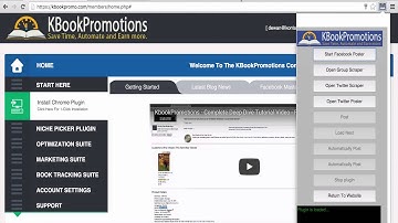 1 -  Getting Started With KBookPromotions - Installation Video