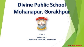 Class II E.V.S. Chapter 16 (Travel and Communicate)