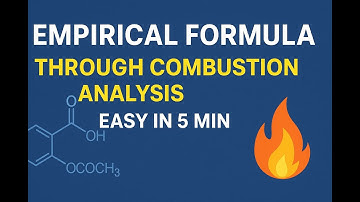 EMPIRICAL FORMULA through Combustion AnalysisEdexcel IAL Chemistry