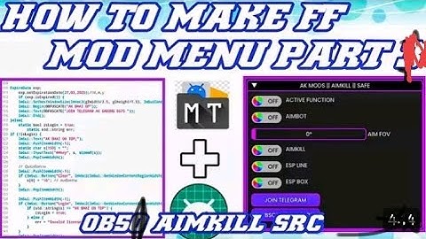 OB51 UPDATE SRC🤩| FREE FIRE🎉MOD MENU 💥MAKE MOD 🎊MENUKAISE BANAYE🔥 | HOW TO💯❤️