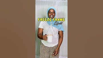 How to create this freeze frame effect #editingtutorial #freezeframe