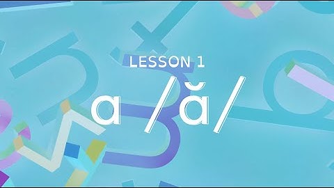 Lesson 1 -  a /ă/ - UFLI Foundations Home Practice