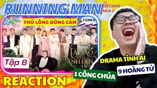 (REACTION) RUNNING MAN VN 3 - TẬP 8| Drama Tình Ái. Thử thách lòng dũng cảm CƯỜI ĐAU BỤNG