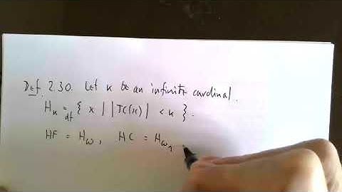 Axiomatic Set Theory Lecture 11