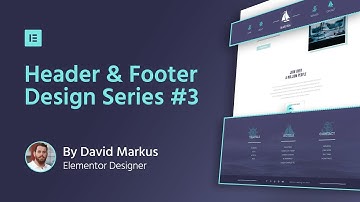 Header & Footer Design #3: Yacht Rental