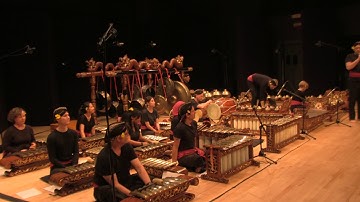 Emory Gamelan Ensemble Dec  3 2017, part 1, Wilujeng, Duporo
