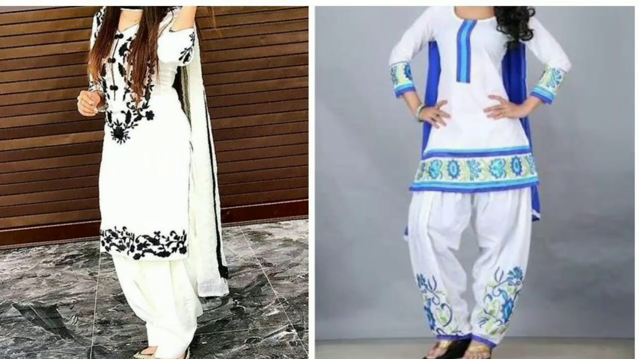 punjabi dress white