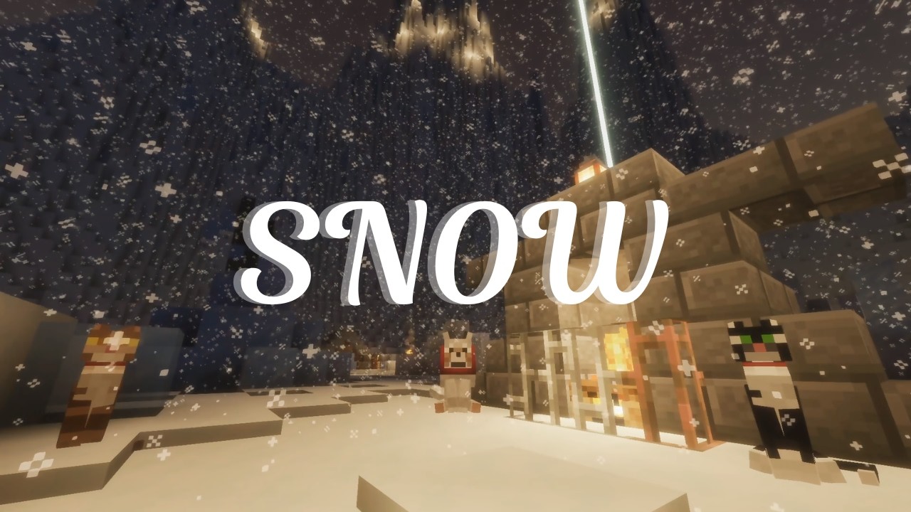 Winter’s Stillness Snow Fire  Dog and Cat | Chill Music & Ambience