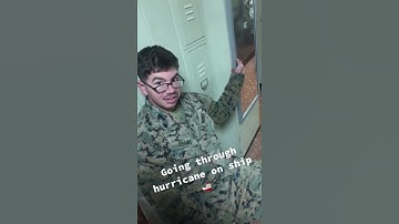 Rough seas on a navy ship.