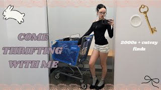 Spend The Day Thrifting with Me // goth+alt+y2k finds ♡