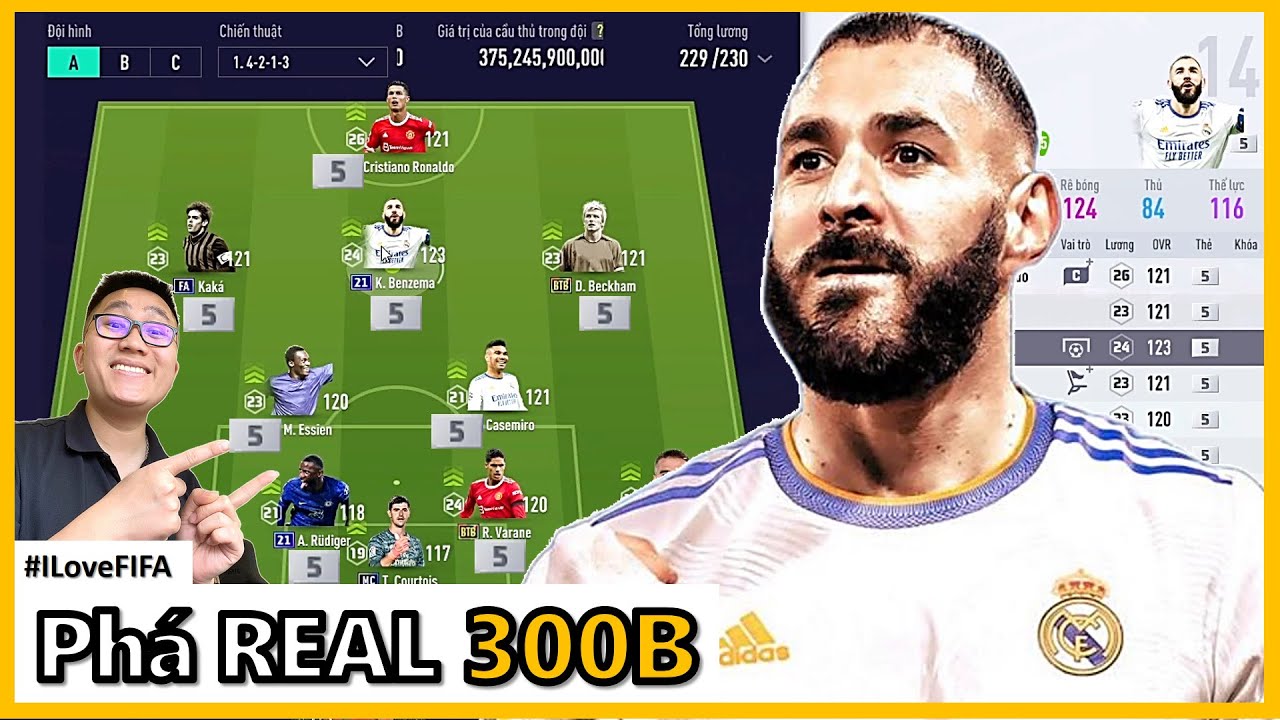 Phá Sạch 300 Tỷ ILF Xây Dựng Team Color REAL MADRID... - youtube