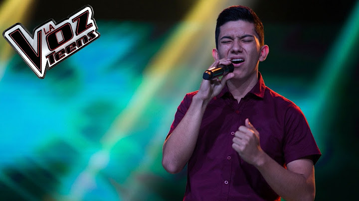 Mario canta ‘Te regalo amores’ | Audiciones a ciegas | La Voz Teens Colombia 2016
