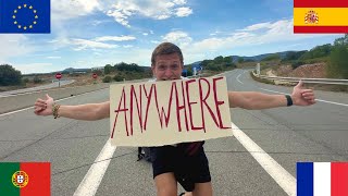 Hitchhiking In Europe Without Final Destination - Where Did I End Up? From Paris