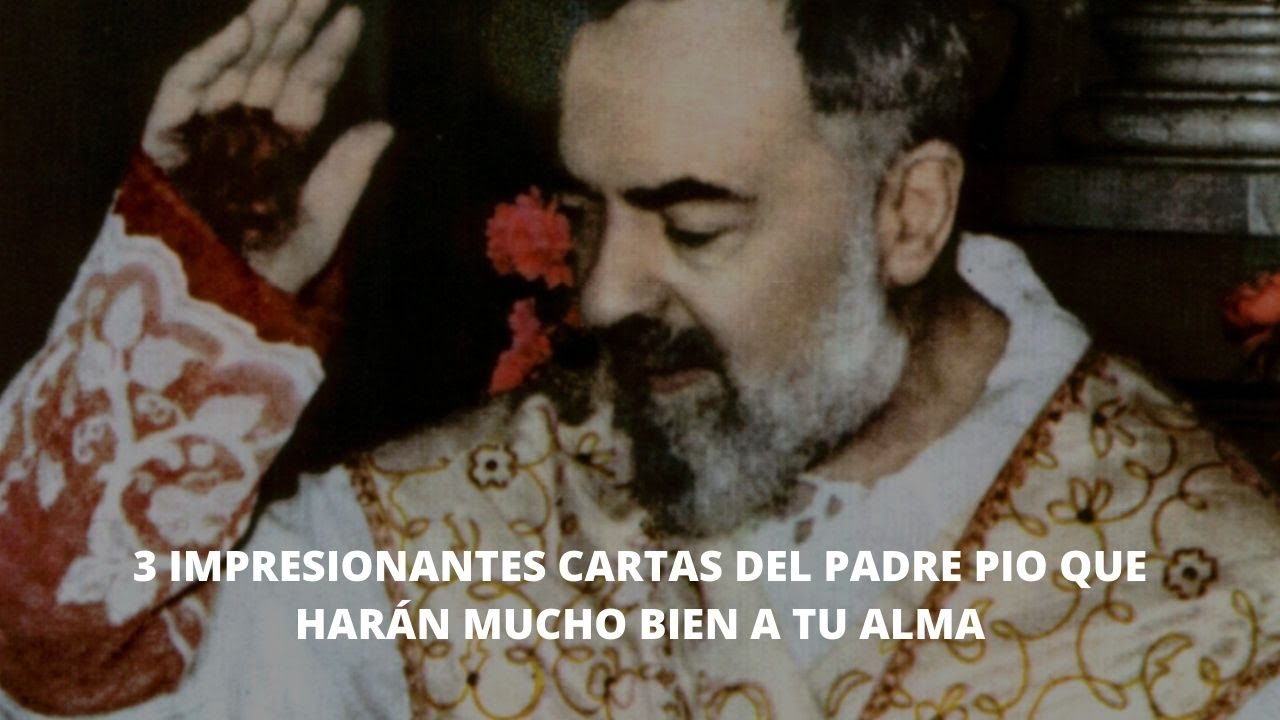 ⁣3 IMPRESIONANTES cartas del PADRE PÍO que harán mucho bien a tu alma