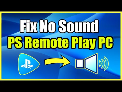 How to FIX PS4 Remote Play No Sound Issues On PC (Easy Method)