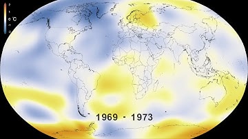 Five-Year Global Temperature Anomalies from 1880 to 2015