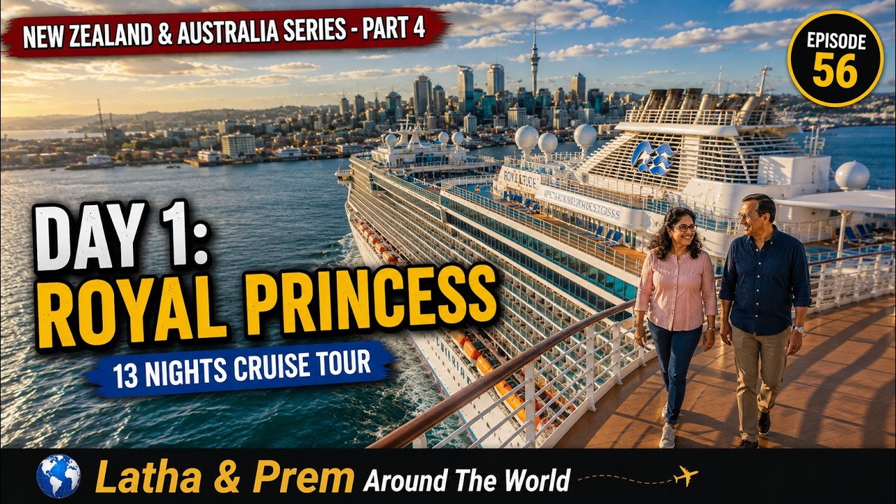 Royal Princess Cruise Day 1: Auckland to Sydney | 13-Night Cruise Ship Tour