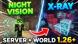 🔥 BEST X-RAY Texture Pack for MCPE 1.26  😱 | Find Diamonds Instantly 💎🔥