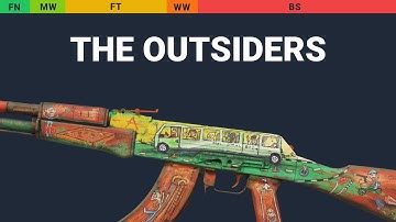 AK-47 The Outsiders - Skin Float And Wear Preview