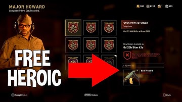 FREE HEROIC "BUCK PRIVATE II" VARIANT !! | Call of Duty WW2 Daily Order !