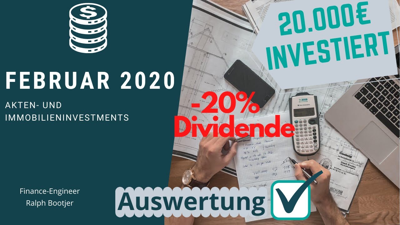 Auswertung Aktien & Immobilien ? | Neue Aktienkäufe 02/20 - YouTube