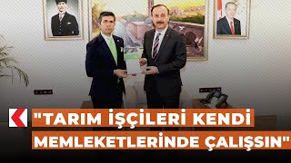 Özaslan, Mevsimlik Tarım Işçileri Ile Ilgili Hazırladıkları Raporu Şanlıurfa Valisi Erine Sundu