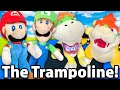 Crazy Mario Bros: The Trampoline!