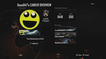 Black Ops 2 - How To Change Or Add Calling Cards To Showcase