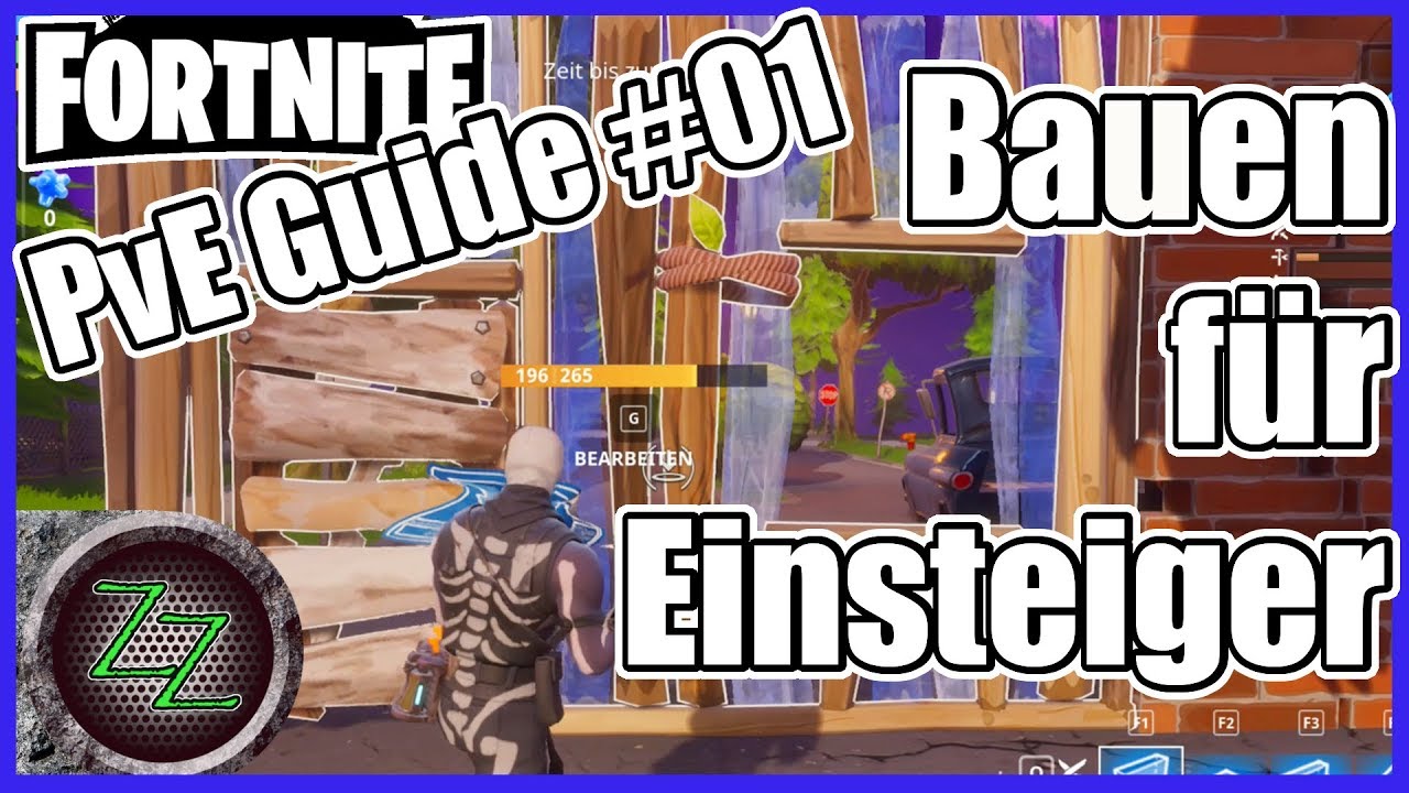 fortnite rette die welt pve guide 01 baututorial fur einsteiger tipps und tricks deutsch german - fortnite tipps pve