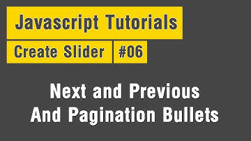 Slider - Arabic JavaScript Tuts #06 - Next and Previous and Pagination Bullets