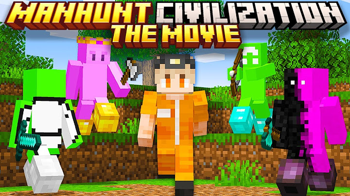 Minecraft But I Survive MANHUNT CIVILIZATION [FULL MOVIE]