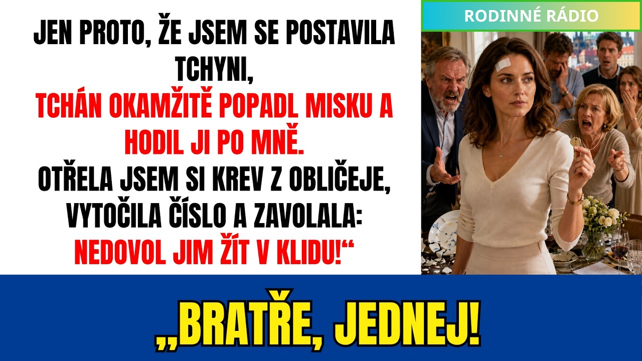 Seděla jsem u svátečního stolu, když mi tchyně položila na talíř ten nejhorší kus kapra a s úsměvem prohlásila: „Jsi u Dvořáků tři roky. Žena má znát své místo a držet se u ocasu.“ Pak začala...