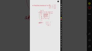 SHORT TRICK TO FIND INVERSE OF 3×3 ORDER MATRIX IN 30 SECONDS
