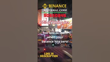No risk management  -  Binance Referral Code 2025 #shorts