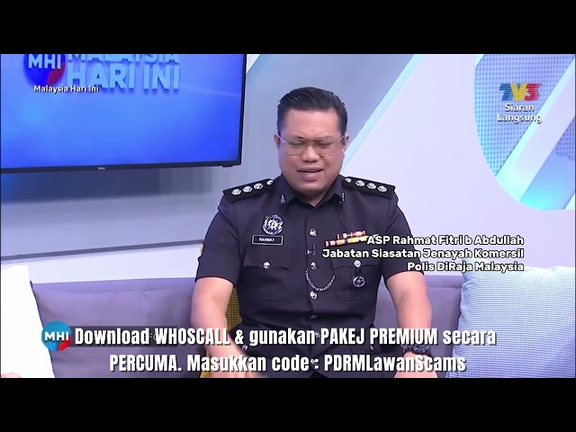 MHI TV3 - Scam paling trend sekarang ni | Tekan Link | Sembang Abang Polis class=
