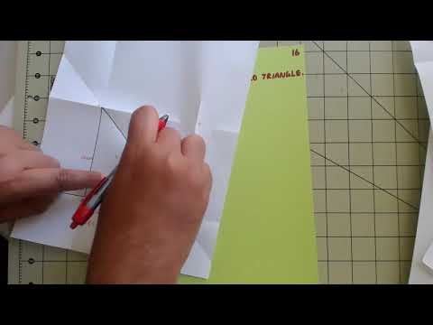 GEOM17 v; Areas of triangles by folding: Complete the rectangle and use congruence