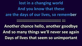 Genesis  Fading Lights Karaoke