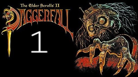 DAGGERFALL DOS FULL GAMEPLAY PART 1| CHARACTER CREATION AND FIRST DUNGEON |