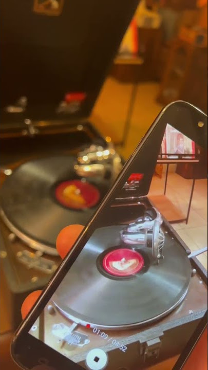 Sahibinin sesi gramofon taş plak Ud ile Orjinal taş plak