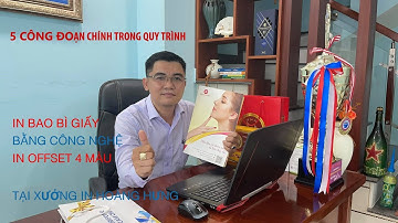 Thuyết Minh Quy Trình In Bao Bì Giấy Bằng Công Nghệ In Offset 4 Màu Tại Xưởng In Hoàng Hưng