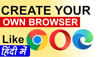 How To Create Browser Like Google Chrome FREE | Apna browser kaise banaye learn in Hindi