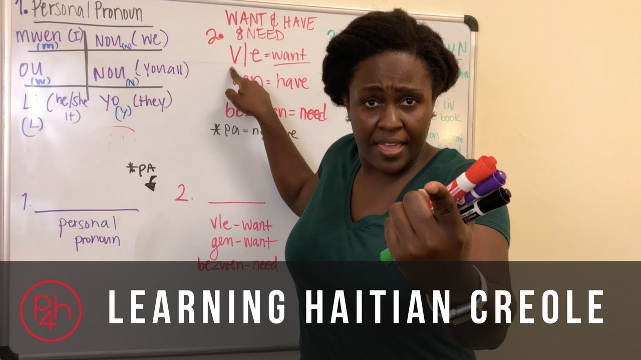 ⁣Learning Haitian Creole- Expressing Want, Need, and Have