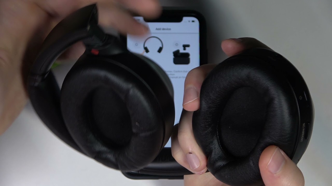 How to Connect Sony WH-1000XM3 with iPhone? Link Sony Wireless Headphones with Apple iPhone - YouTube
