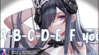 Nightcore - abcdefu - (Lyrics)