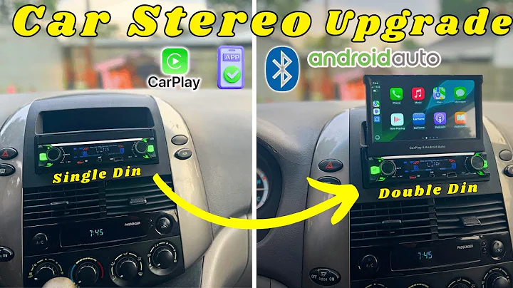 Single Din Flip Out Touchscreen Car Radio - Install/Review