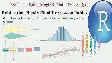 Publication-Ready Regression Tables | Adjusted and Unadjusted Odds Ratio