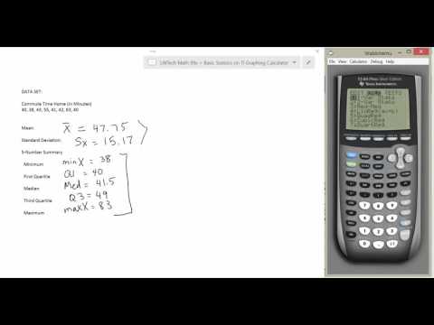 Basic Statistics on