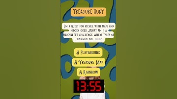 Treasure Hunt; A Pirates Riddle #shorts #youtubeshorts #riddles #boostyourmind #mindset  #puzzle