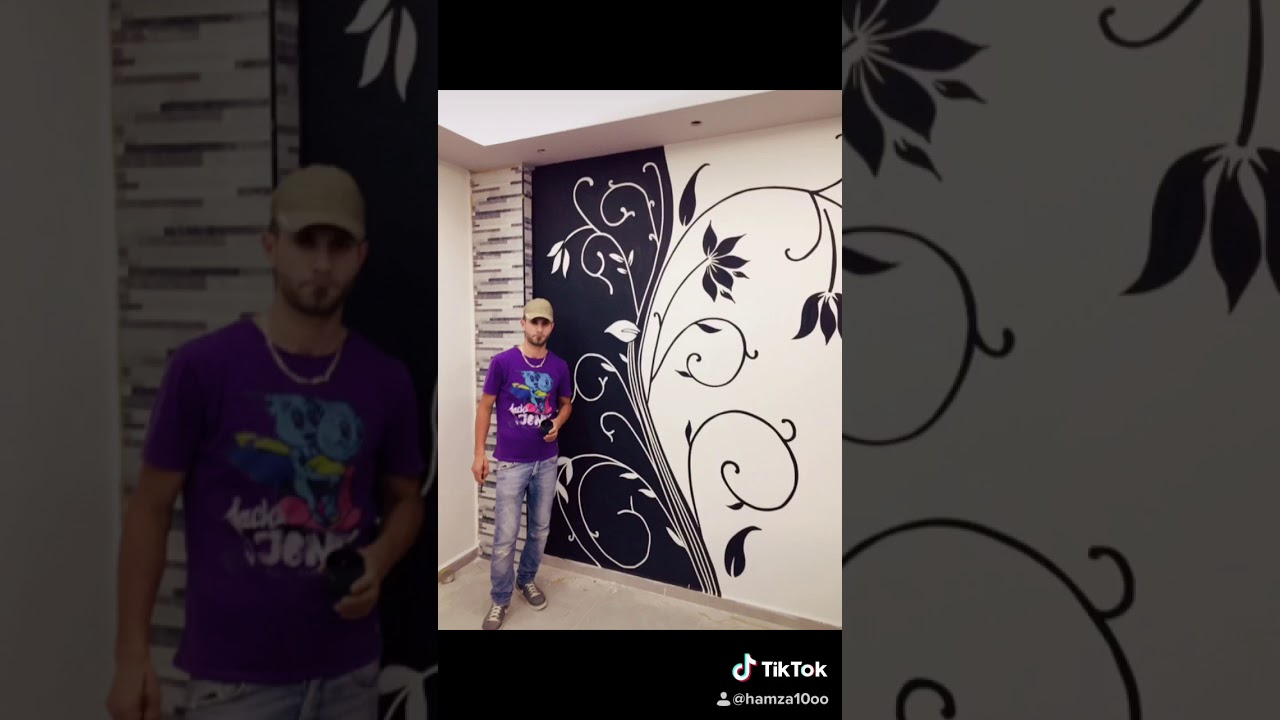 ديكورات رسم على جدران🤓🥴 YouTube